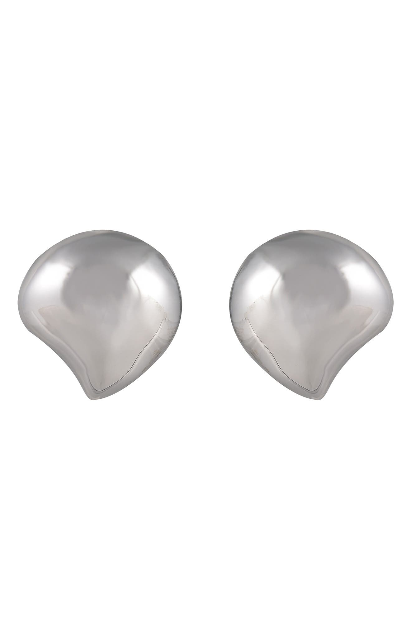 Rachel Roy Teardrop Button Earrings