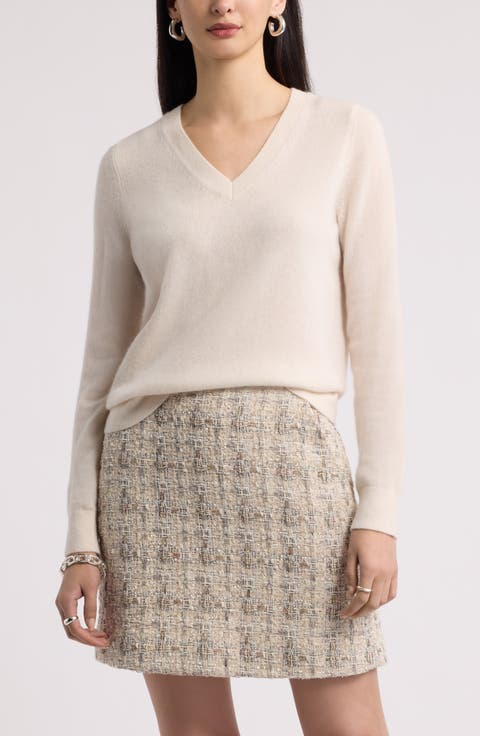 Cashmere V-Neck Sweater