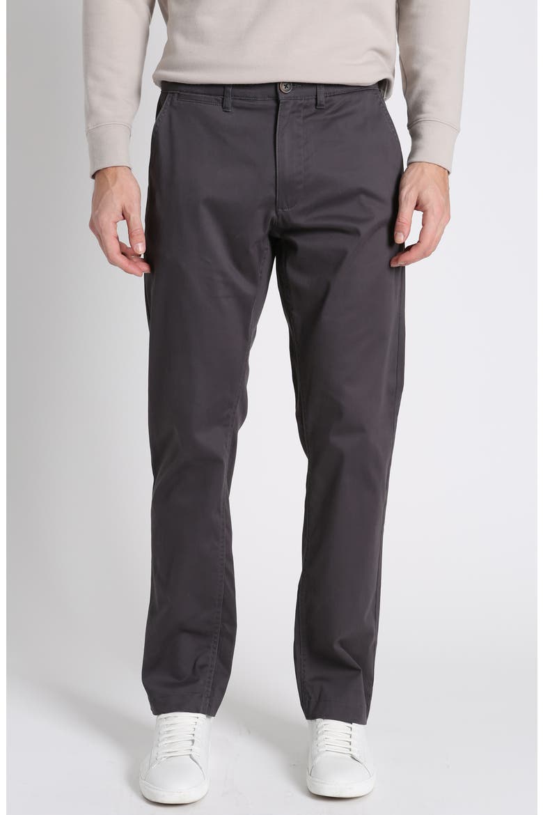 Bowie Stretch Twill Chinos, Main, color, CHARCOAL