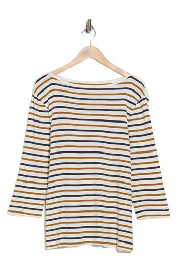 CASLON CASLON® BOAT NECK LONG SLEEVE TEE