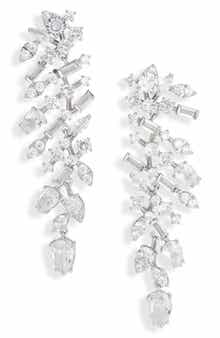 Nadri Lace Chandelier Earrings