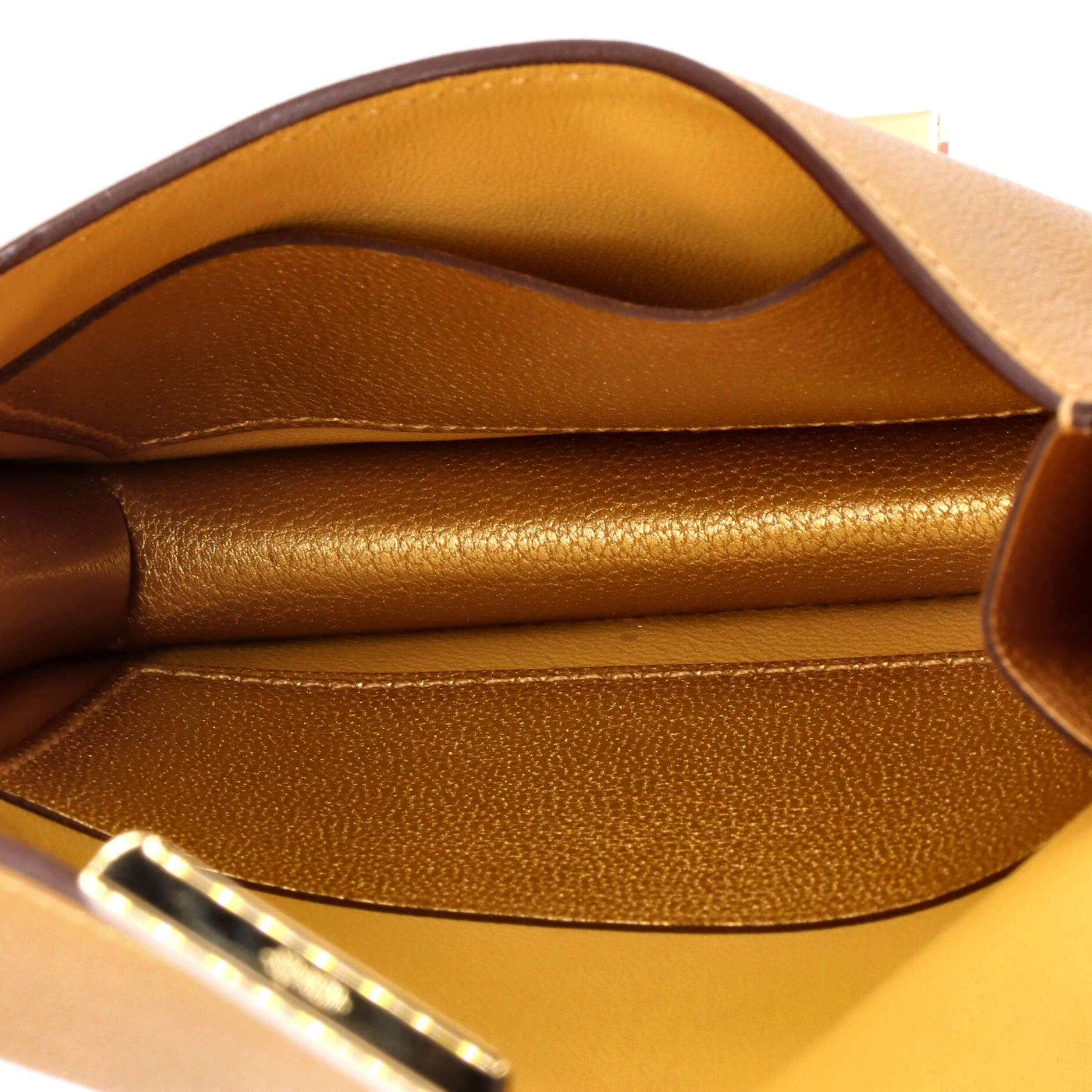 Constance Slim Wallet Chevre Chamkilight, Alternate, color, Metallic Gold