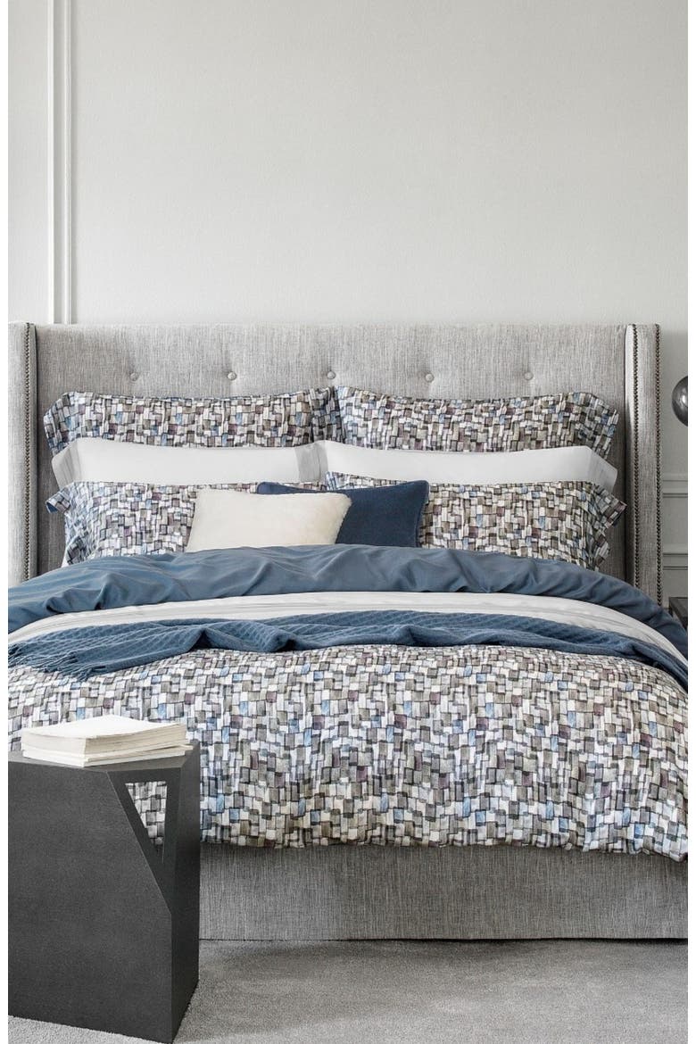 Gilbert Duvet Cover, Alternate, color, Grey