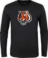 Outerstuff Youth Black Cincinnati Bengals Primary Logo Long Sleeve T-Shirt