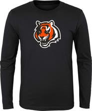 Outerstuff Youth Black Cincinnati Bengals Primary Logo Long Sleeve T-Shirt