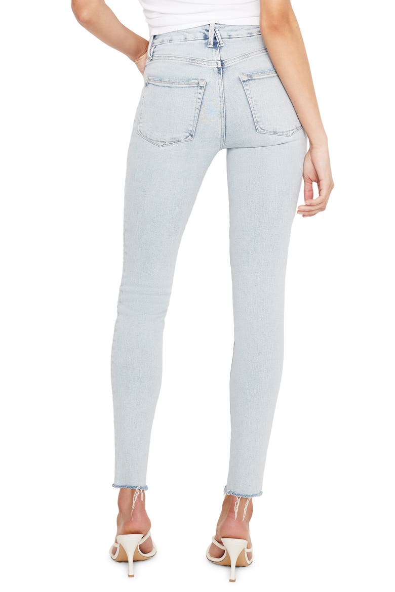 Good Legs Distressed Skinny Jeans, Alternate, color, INDIGO649