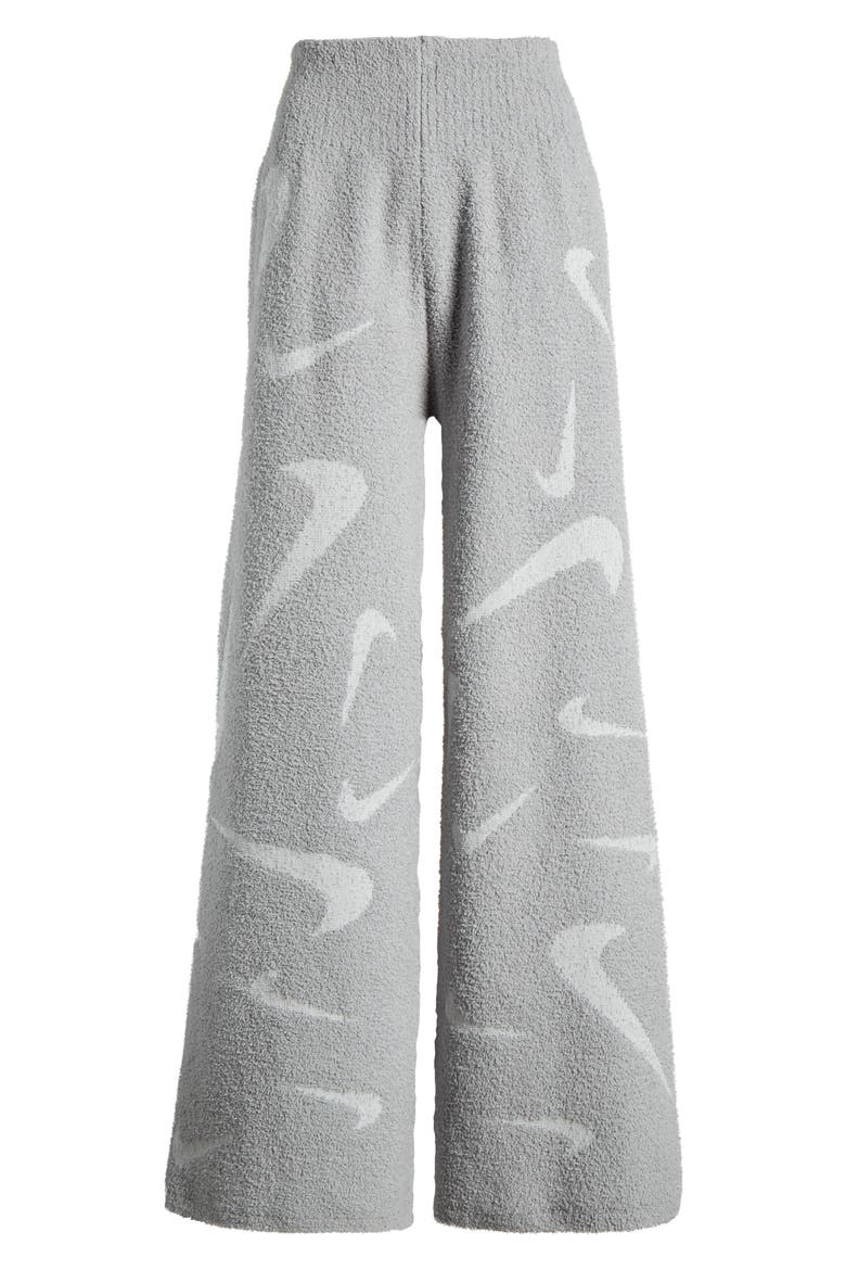 Sportswear Phoenix Cozy Bouclé Wide Leg Pants, Alternate, color, LIGHT SMOKE GREY/ PHOTON DUST