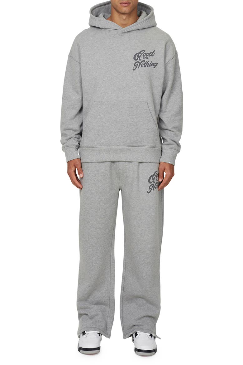Funk Relaxed  Hoodie, Alternate, color, Grey Marl