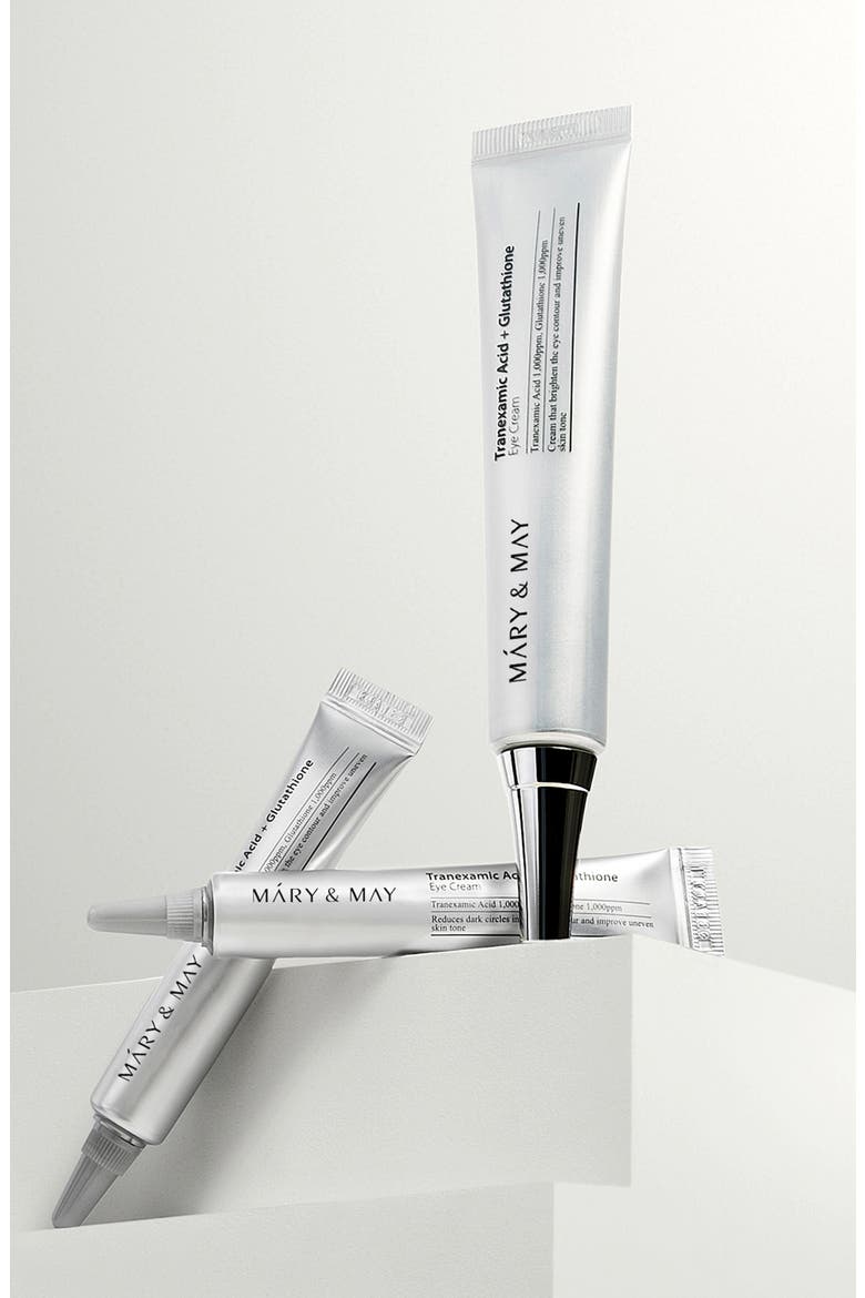 Tranexamic Acid + Glutathione Eye Cream Trio Set, Alternate, color, NO COLOR