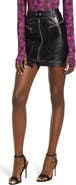 Tiger Mist Dylan Faux Leather Miniskirt