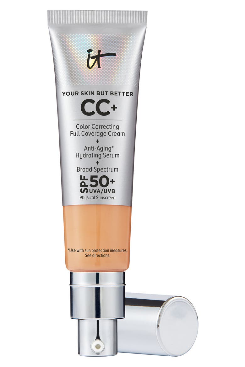 CC+ Color Correcting Full Coverage Cream SPF 50+, Main, color, NEUTRAL TAN