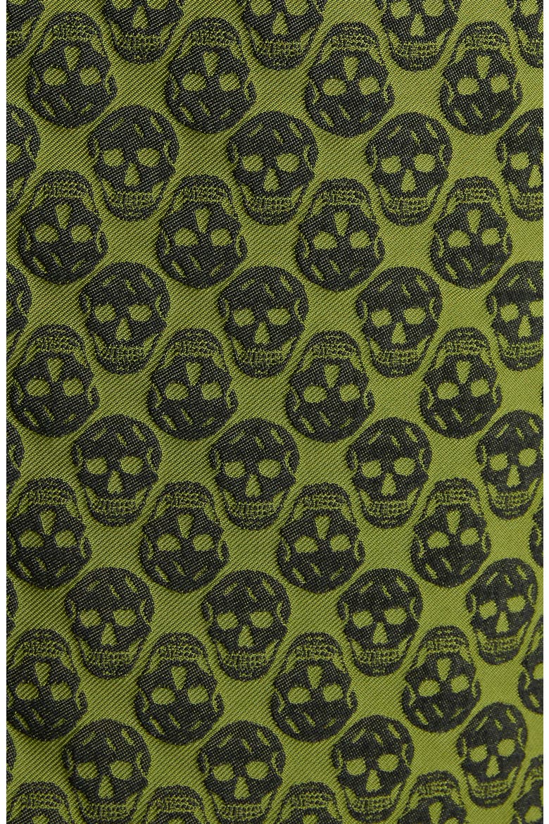 Skull Jacquard Pajama Shorts, Alternate, color, ABSYNTHE