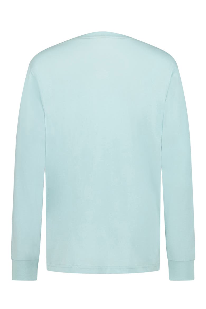 Kids' Logo Sweatshirt, Alternate, color, PASTEL TURQUOISE
