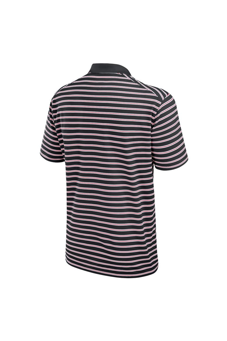 Men's Nike Black/White Georgia Bulldogs Primetime Victory Striped Performance Polo, Alternate, color, Black