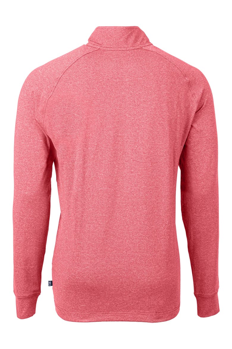 Adapt Heather Quarter Zip Pullover, Alternate, color, CARDINAL RED HEATHER
