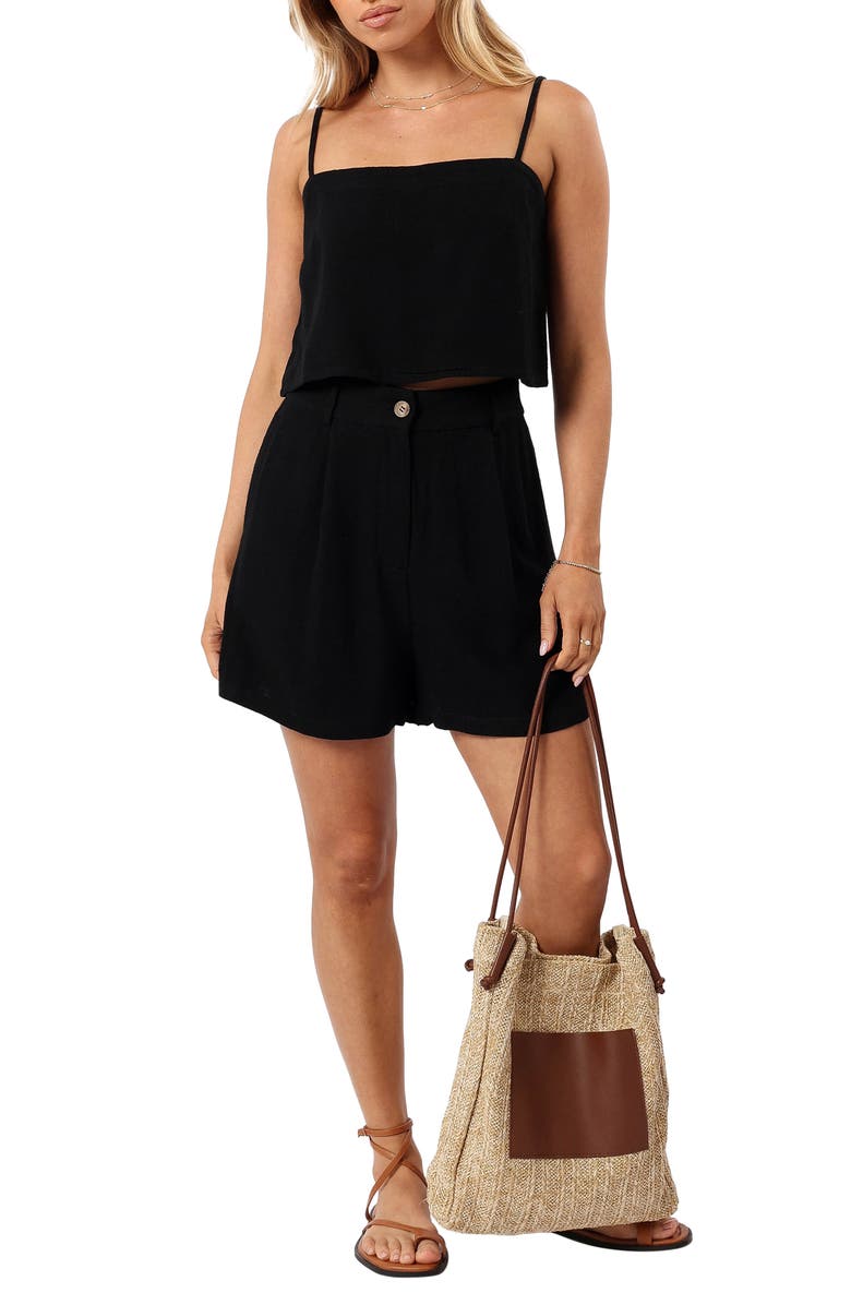 Petal & Pup Ryan Linen Camisole & Shorts Set, Main, color,