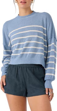 O'Neill Zephi Stripe Crop Sweater