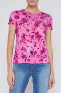 L'AGENCE Ressi Rose Crewneck T-Shirt