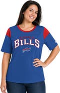 STARTER Women's Starter Royal Buffalo Bills Plus Size Linebacker Slub T-Shirt