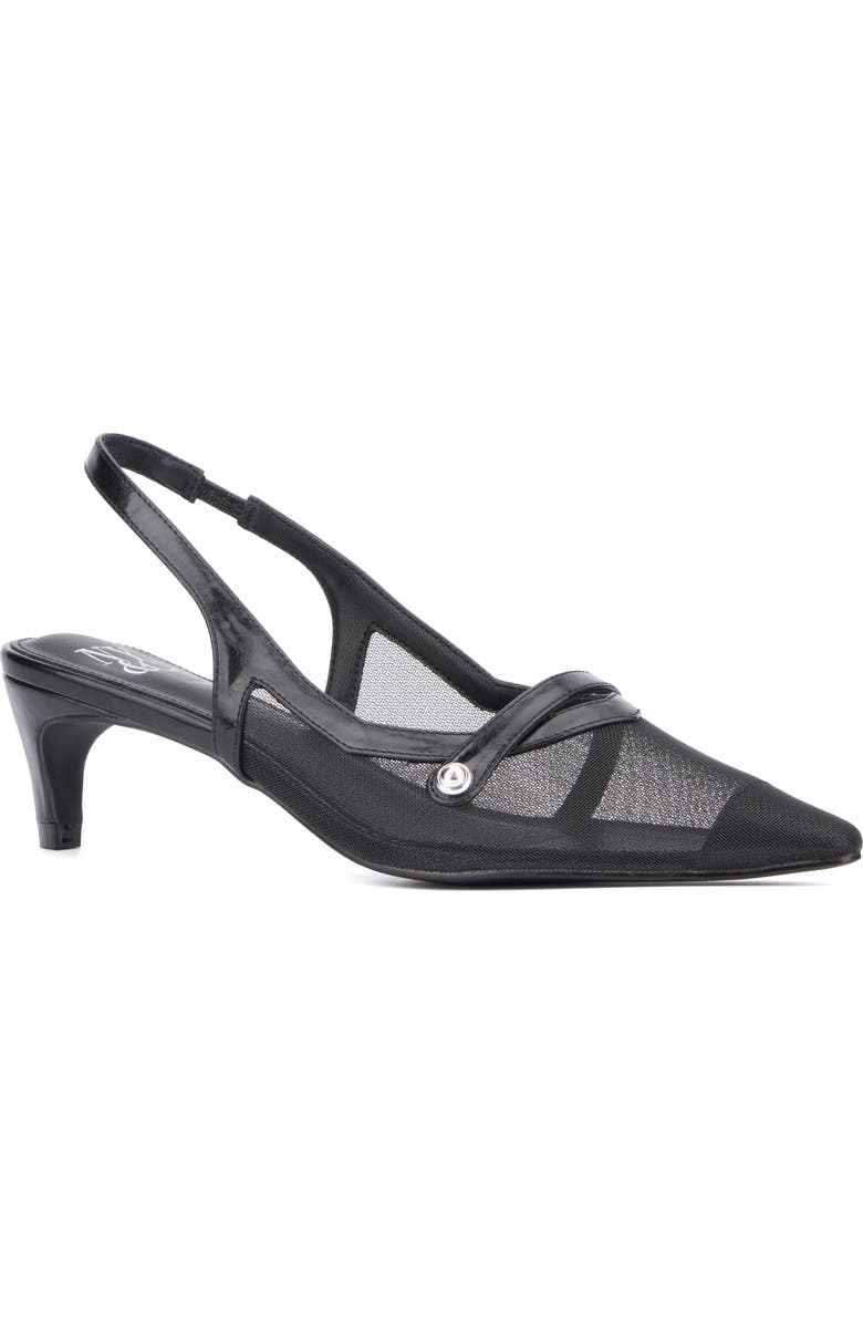 NEW YORK AND COMPANY Kristie Slingback Pump, Main, color, Black