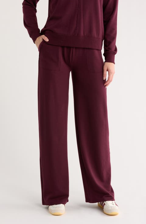 Velvet Trim Pants