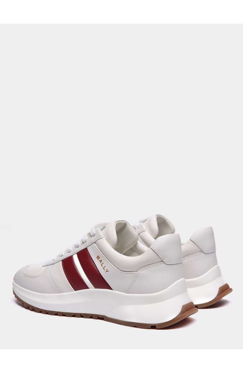 Bally Calf Leather Outline Sneaker, Alternate, color, White