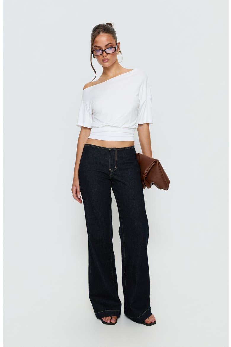 Buenos No Waist Low Rise Straight Leg Jeans, Alternate, color, RAW DENIM