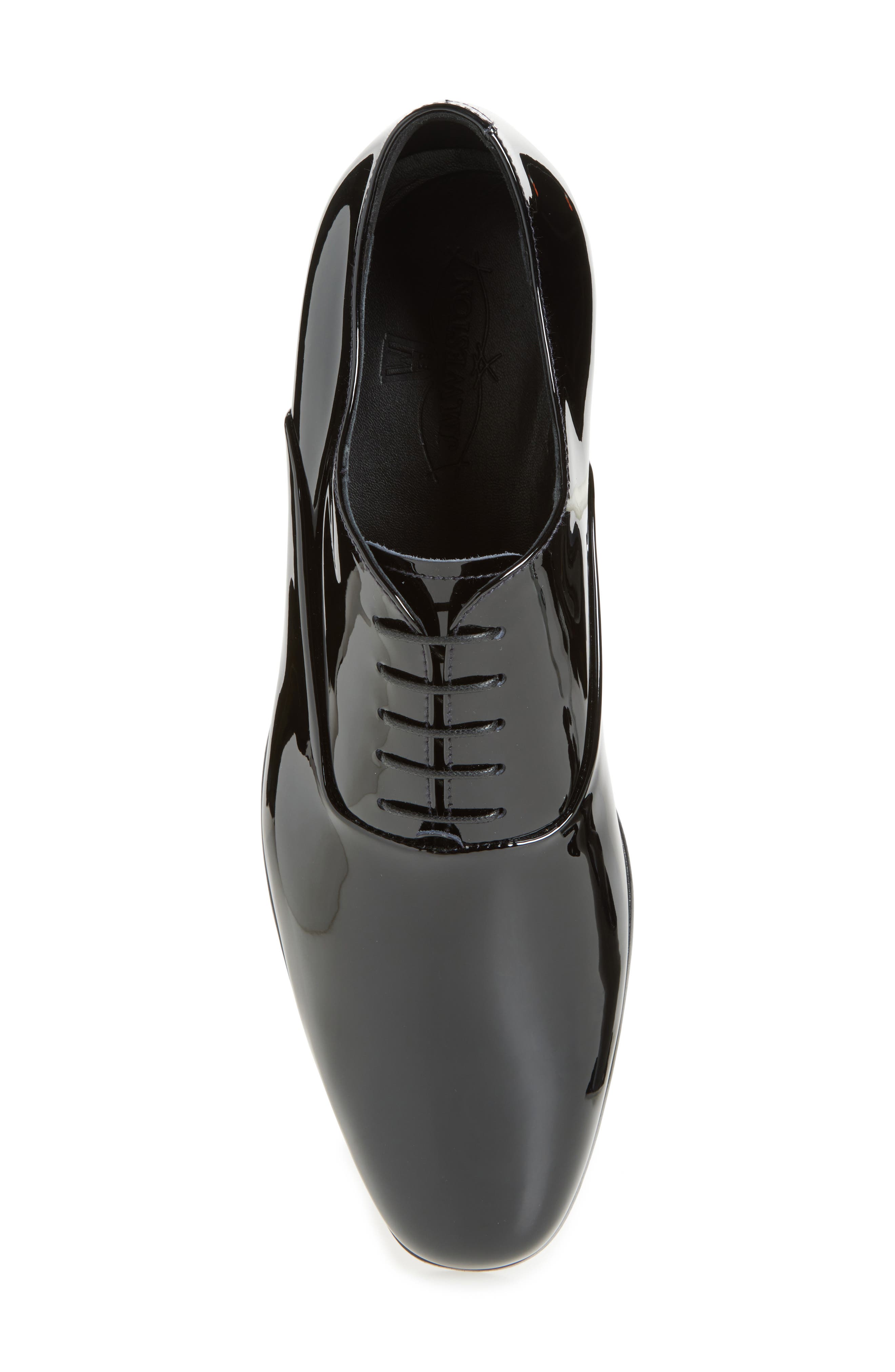 JM WESTON Albi Patent Oxford, Alternate, color, Black