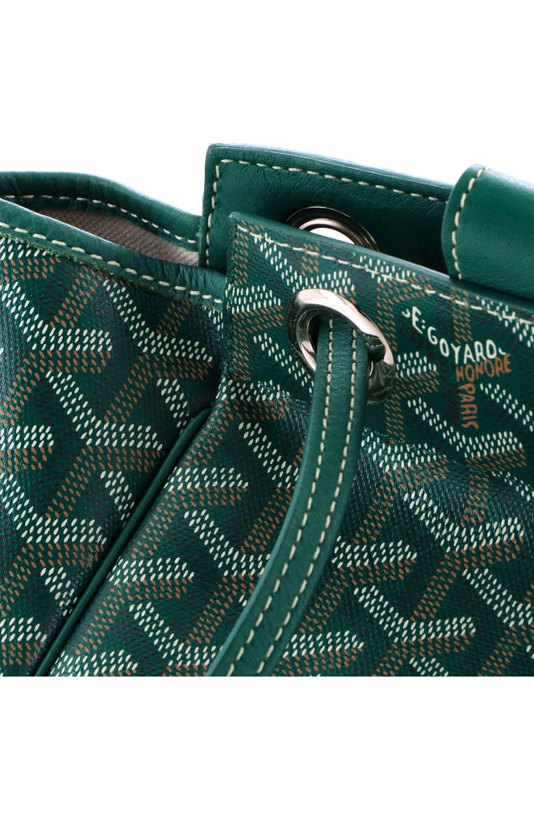 Pre-Owned Goyard Rouette Bag Coated Canvas PM, Alternate, color, Green