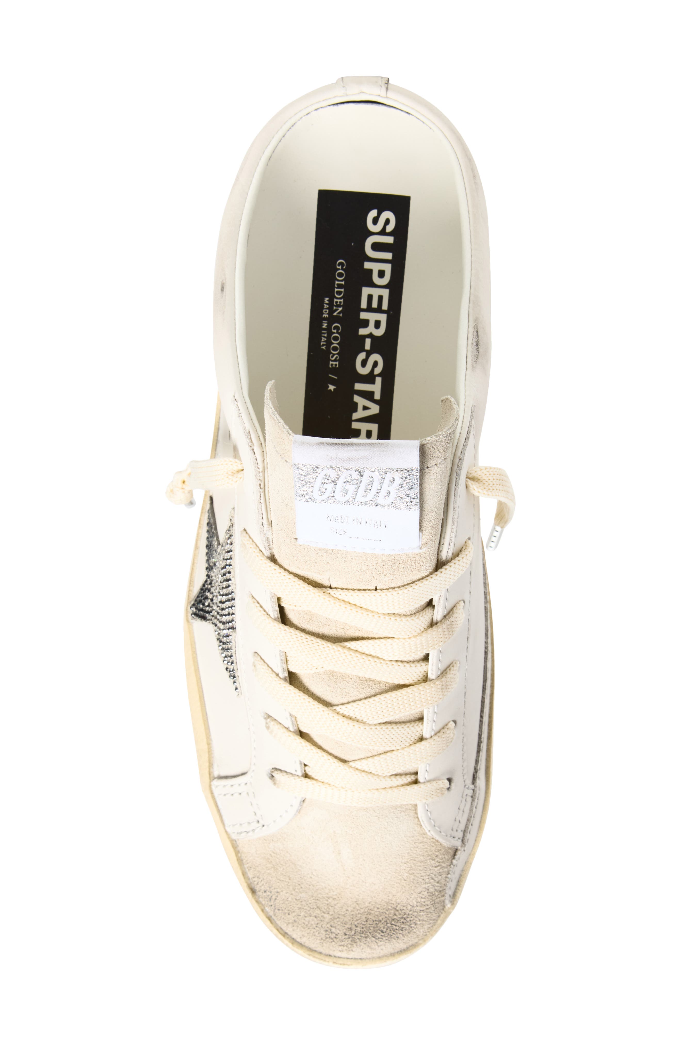 Super-Star Sabot Mule Sneaker, Alternate, color, WHITE/ GREY