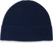 Nordstrom Cashmere Ribbed Cuff Beanie