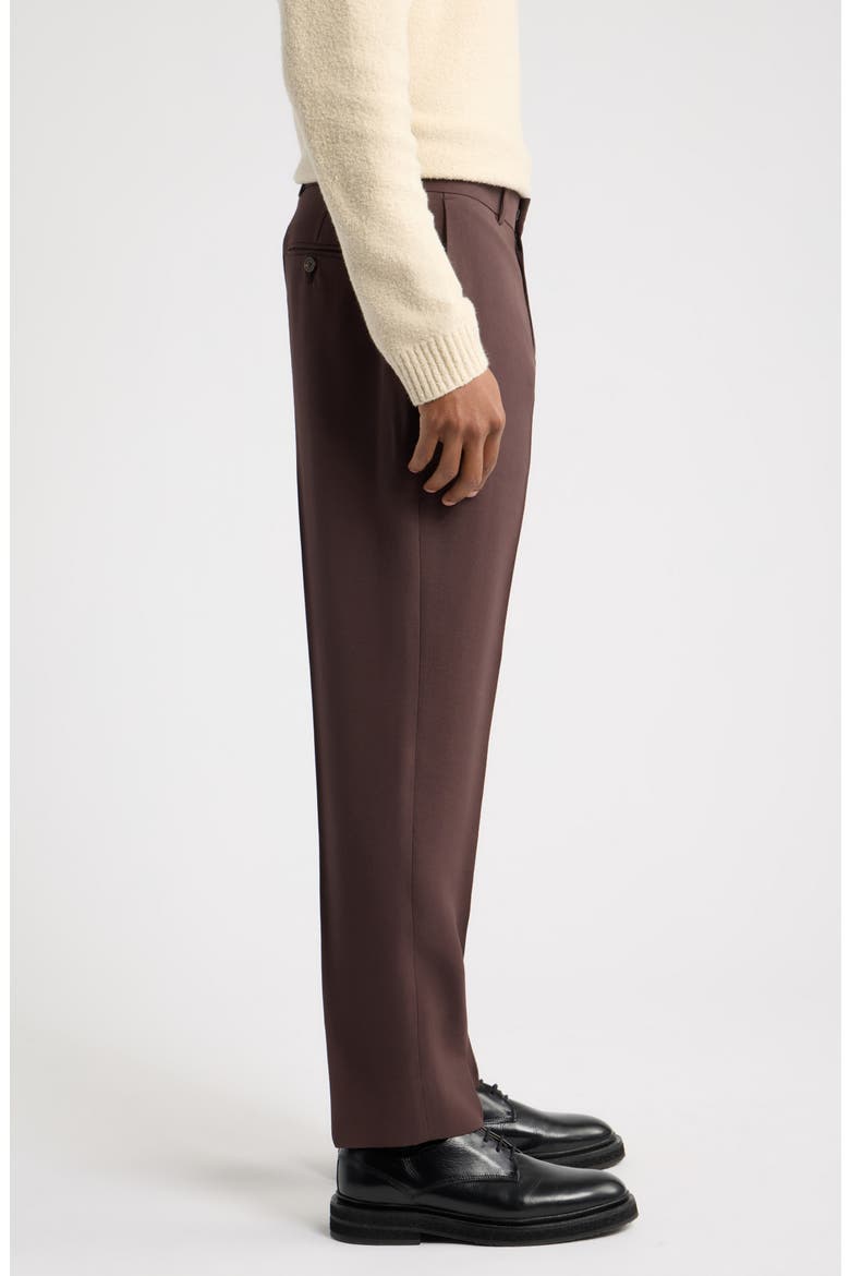 Mid Taper Trousers, Alternate, color, BROWN BEAN
