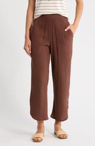 Marine Layer Cali Smocked Waist Double Cloth Pants