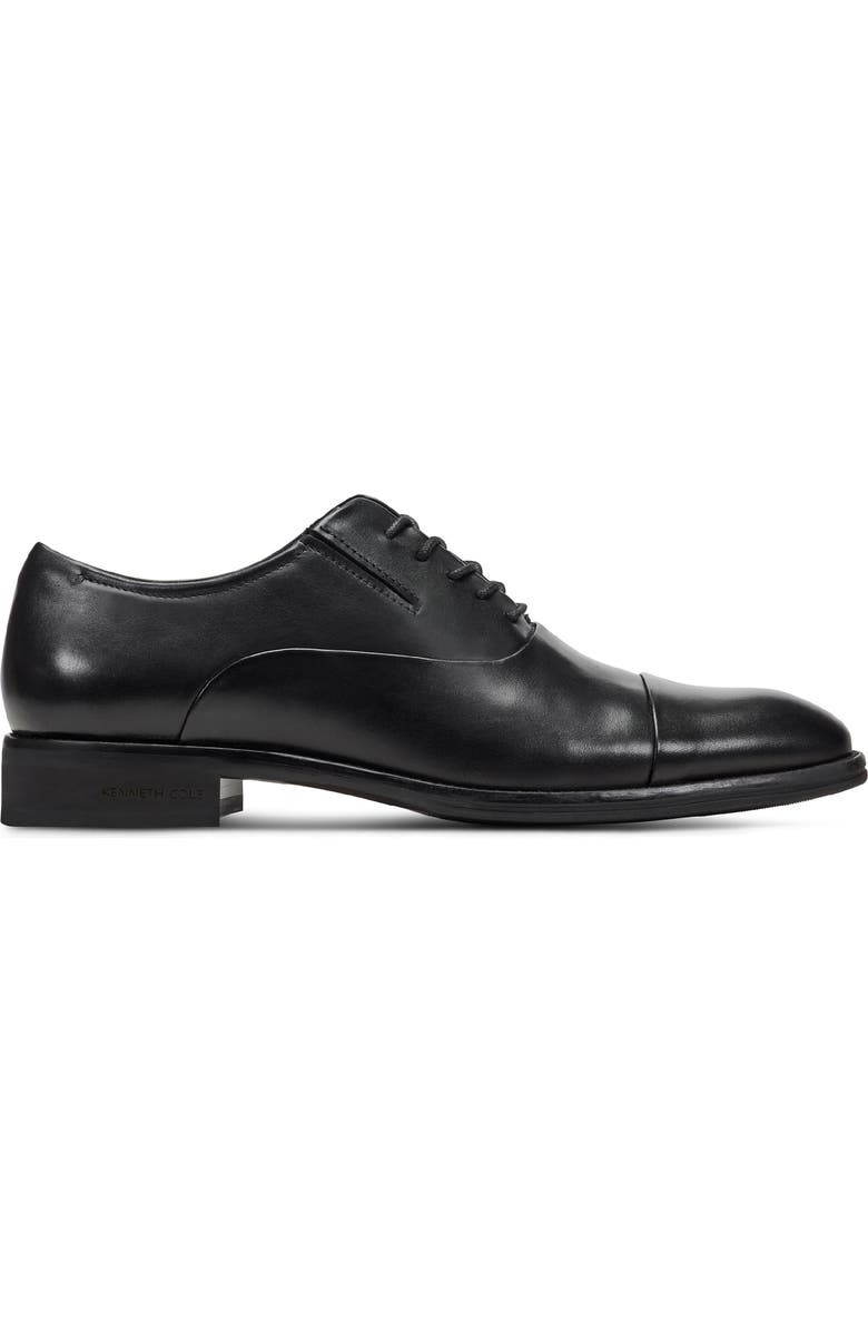 Kenneth Cole New York Tully Cap Toe Oxford, Alternate, color, Black/ Black