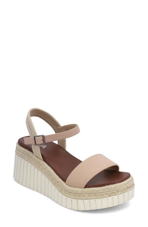 Yanis Ankle Strap Platform Wedge Sandal (Women)