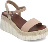MIA Yanis Ankle Strap Platform Wedge Sandal