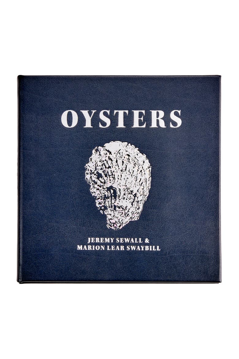 Oysters A Celebration in the Raw Leather Edition, Alternate, color, blue