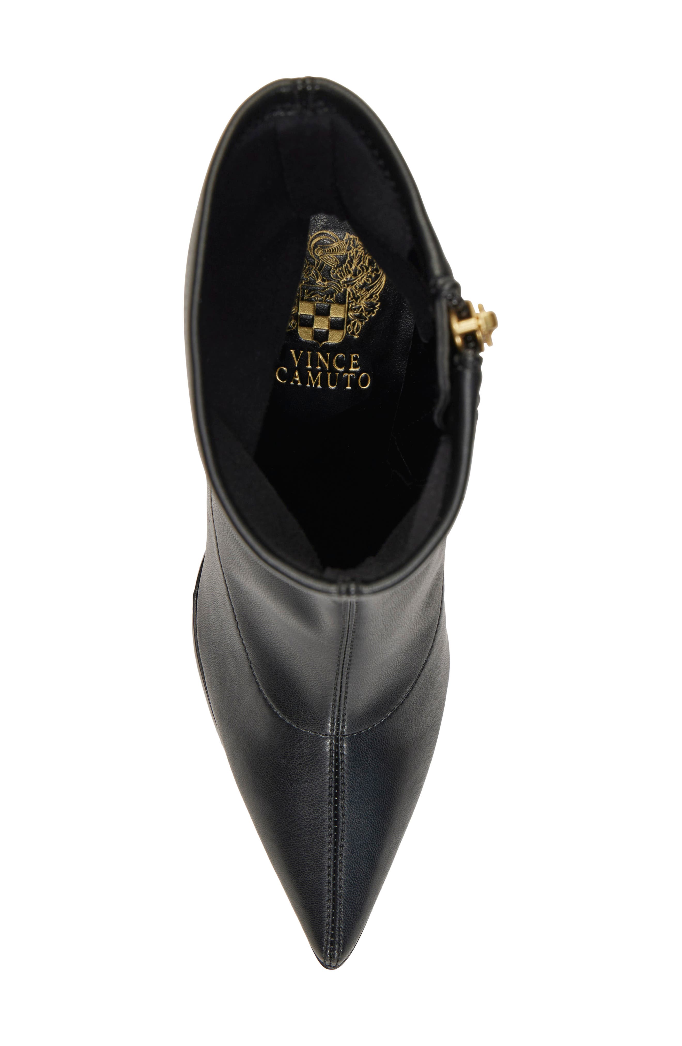 Beetric Pointy Toe Bootie, Alternate, color, BLACK