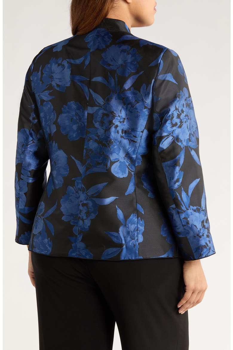 Floral Kissing Front Jacket, Alternate, color, BLUE NIGHT MULTI