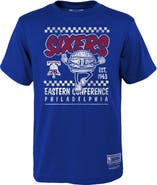 Mitchell & Ness Youth Mitchell & Ness Royal Philadelphia 76ers Concession Food Character T-Shirt