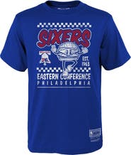 Mitchell & Ness Youth Mitchell & Ness Royal Philadelphia 76ers Concession Food Character T-Shirt