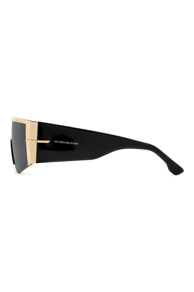 VB 7015/S 99mm Oversize Shield Sunglasses, Alternate, color, GOLD BLACK/ GREY