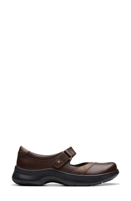 Clarks ® Pro Pace Mary Jane Flat In Brown