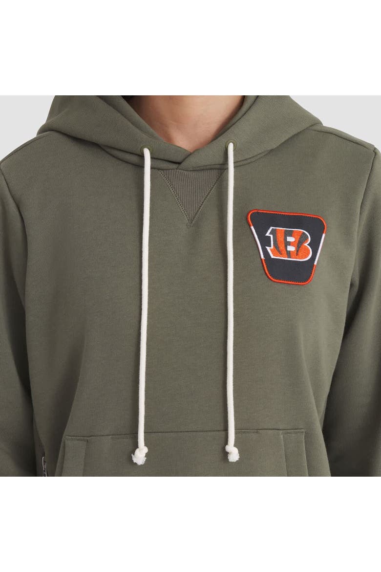 Women's Nike Olive Cincinnati Bengals 2025 Salute to Service Sideline Standard Issue Dri-FIT Hoodie, Alternate, color, Olive