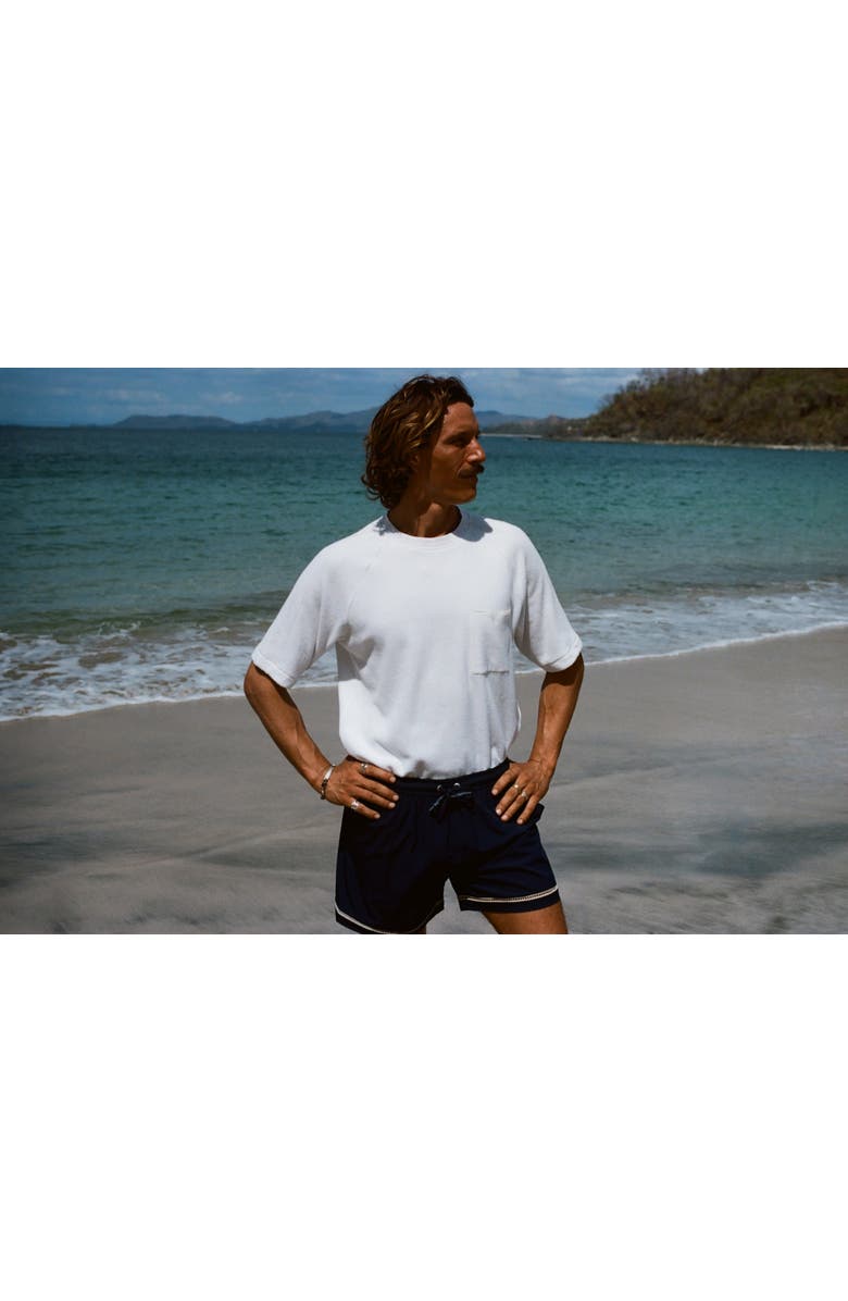 Tombolo Raglan Terry Tee, Alternate, color, White