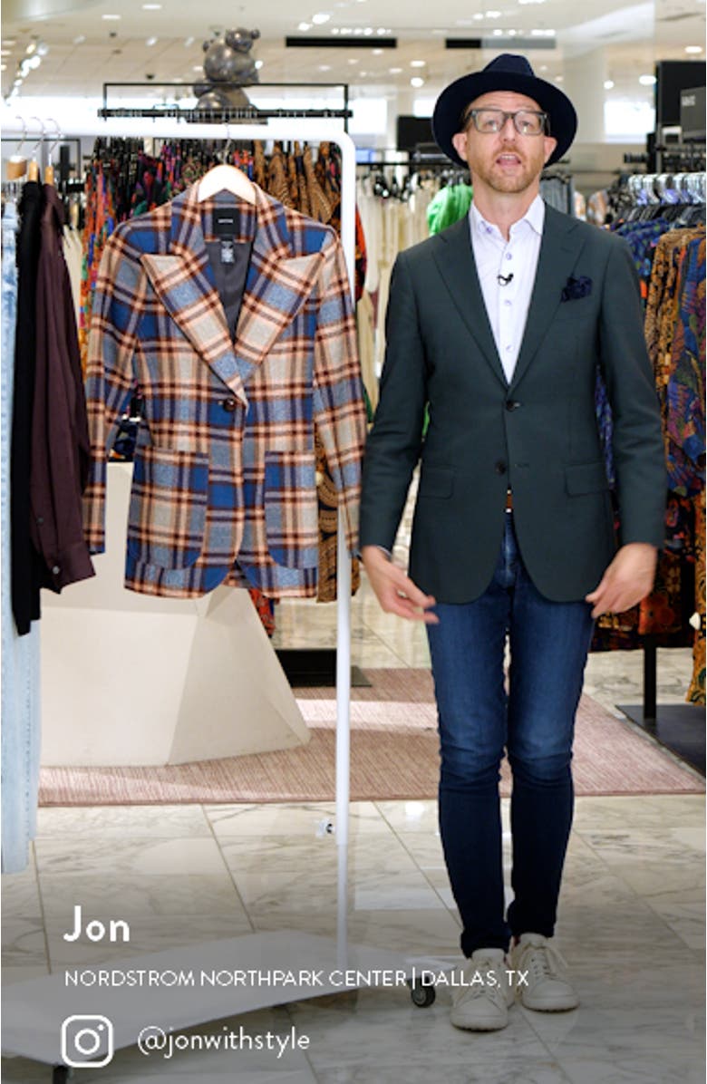 Plaid Wool Blazer, sales video thumbnail