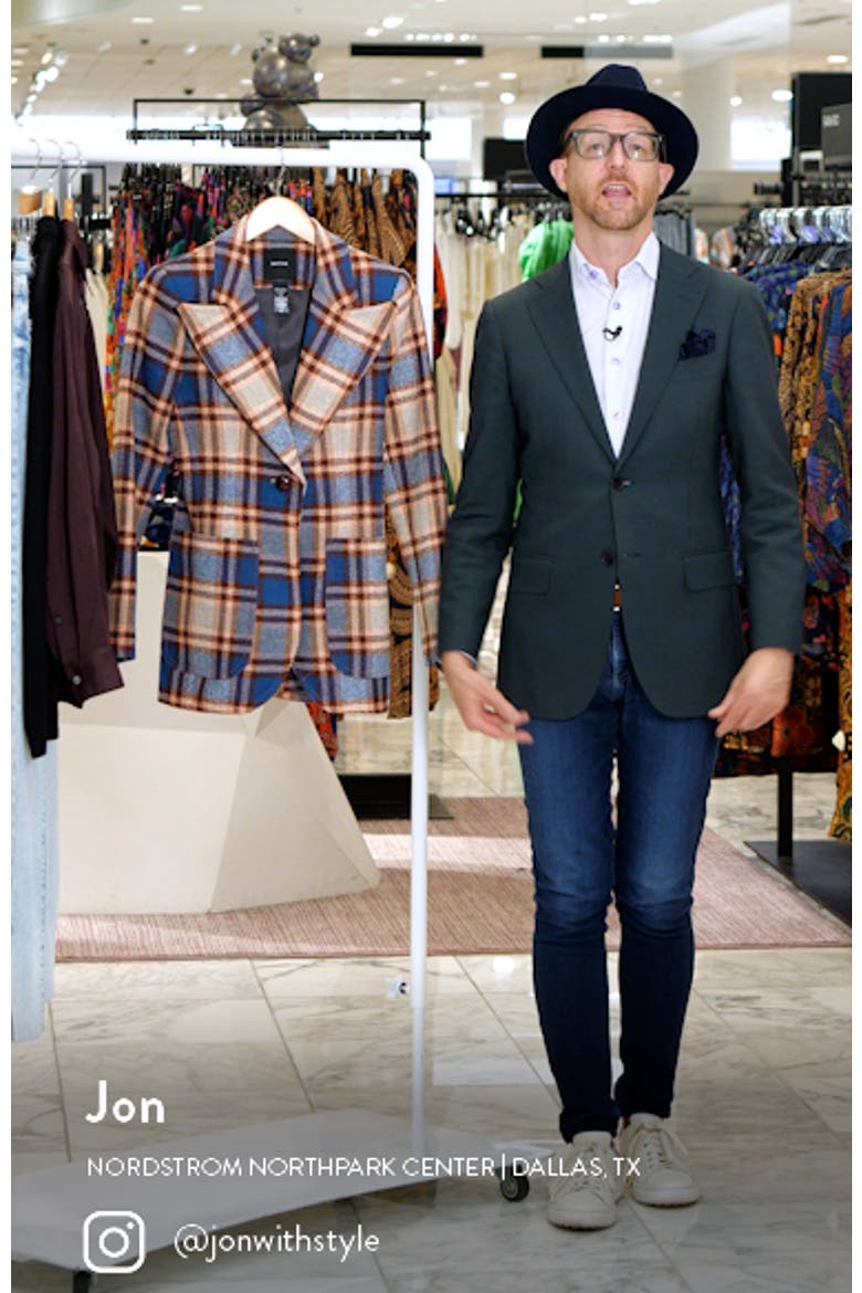 Plaid Wool Blazer video