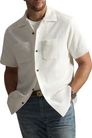 Polo Ralph Lauren Big & Tall Waffle Knit Camp Shirt