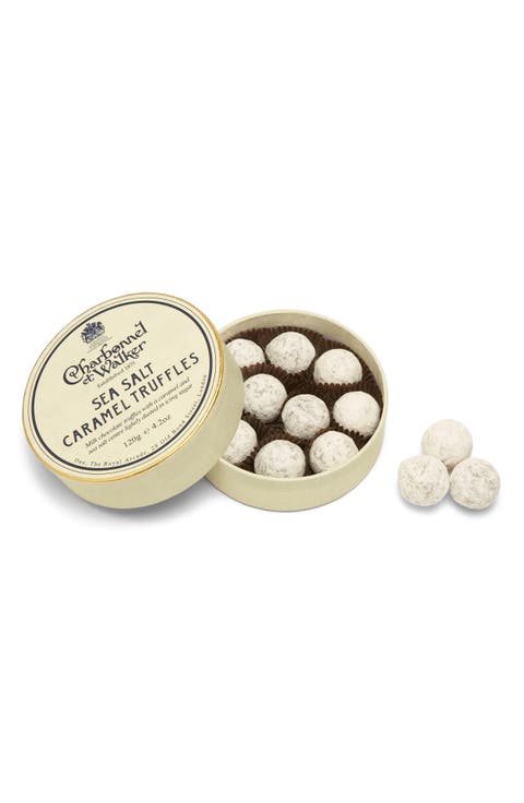 Flavored Chocolate Truffles in Gift Box