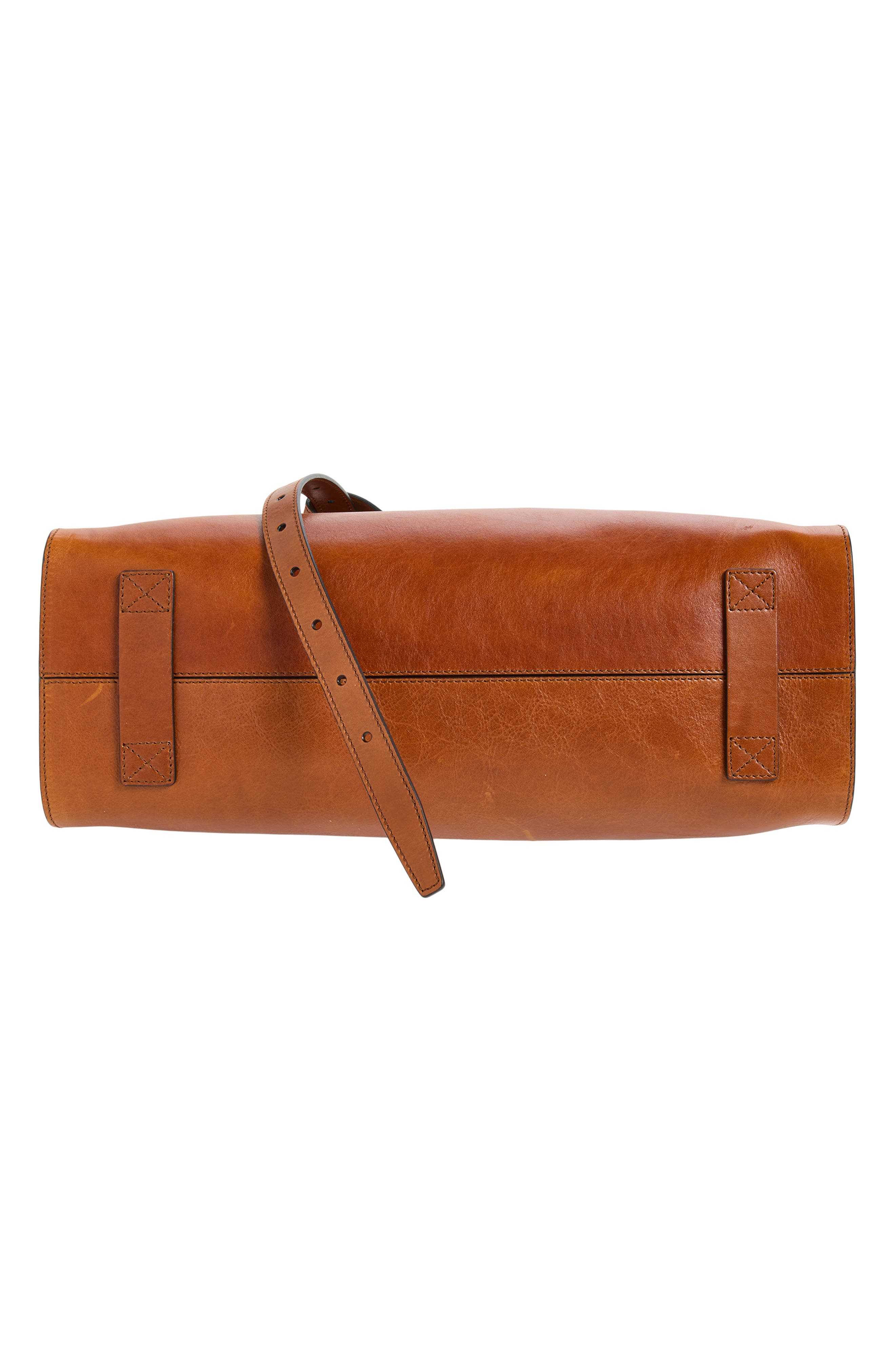 Medium Tie Me Leather Shoulder Bag, Alternate, color, HIDE